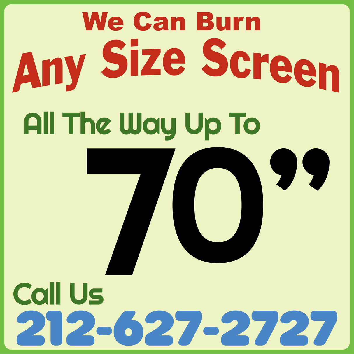 Custom Pre-Burned Screen Printing Frame - Commercial Grade, 8 X 10" (1 Unit)