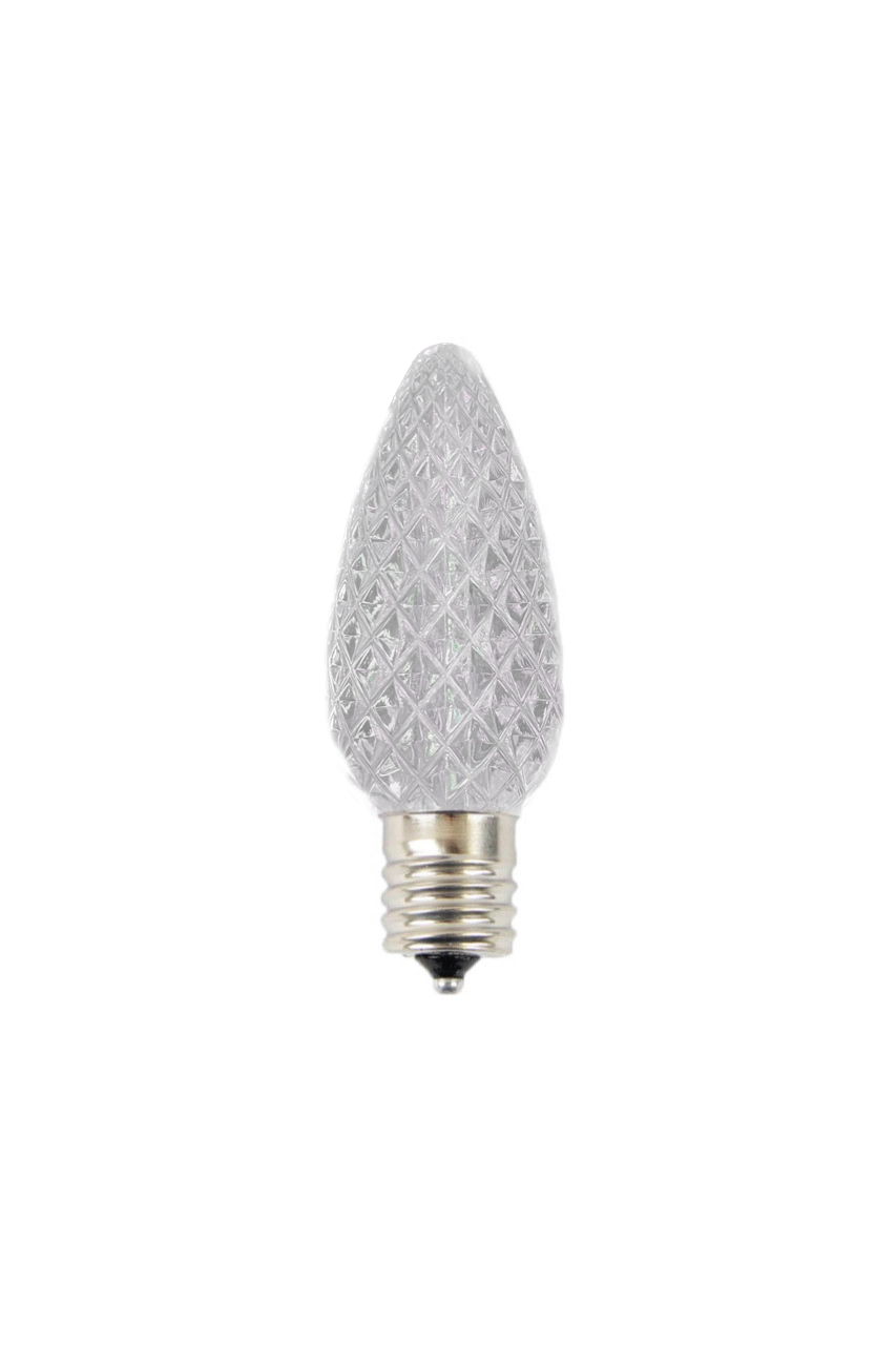 C9 Wonderful LED SMD Bulb (25 bulbs/bag) - Faceted, Cool White