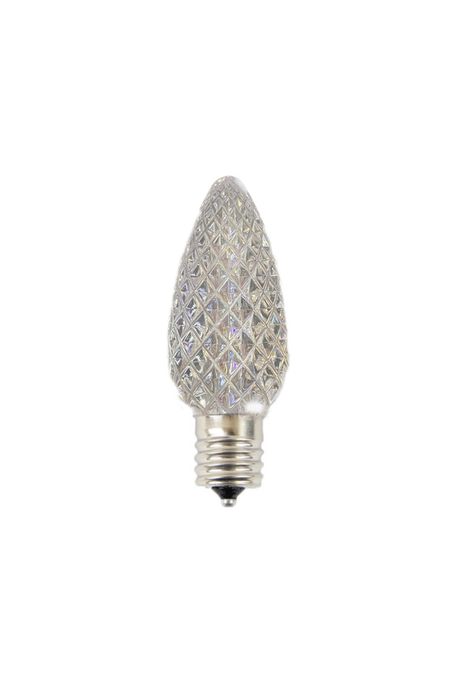 C9 Wonderful LED SMD Bulb (25 bulbs/bag) - Faceted, Pure White