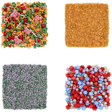 Wilton Butterfly and Flower Spring Sprinkles Set, 6.73 oz. (4-Piece Set)