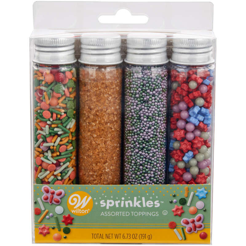 Wilton Butterfly and Flower Spring Sprinkles Set, 6.73 oz. (4-Piece Set)