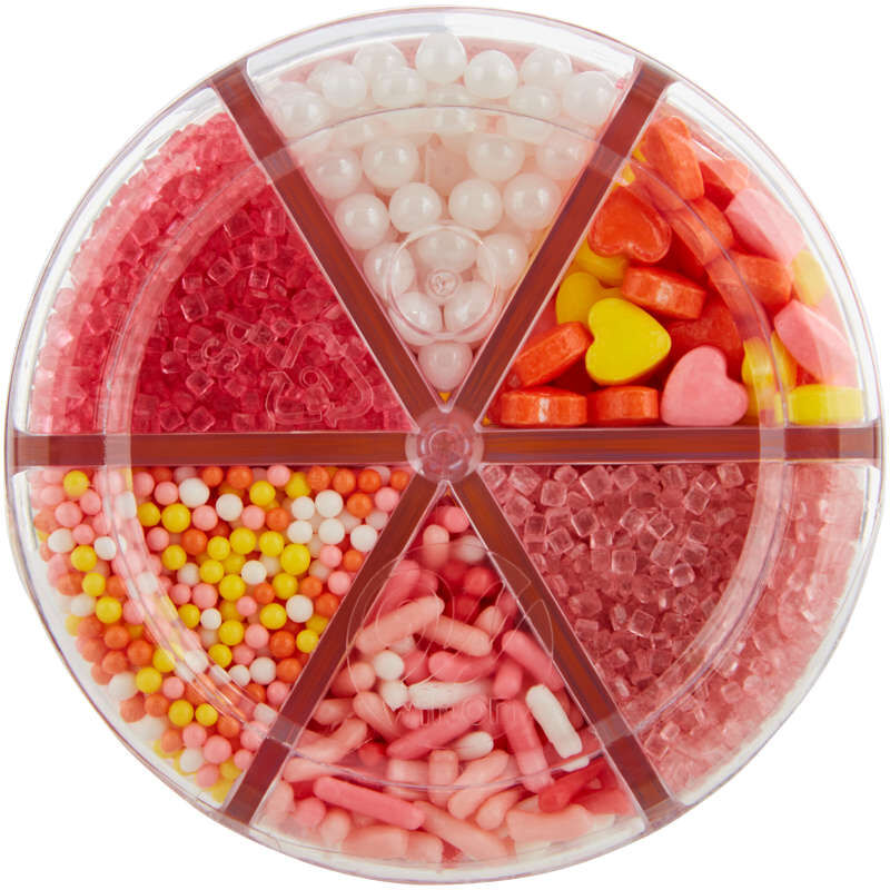 Wilton Pink, Yellow and White 6-Cell Sprinkle Mix, 7.30 oz.