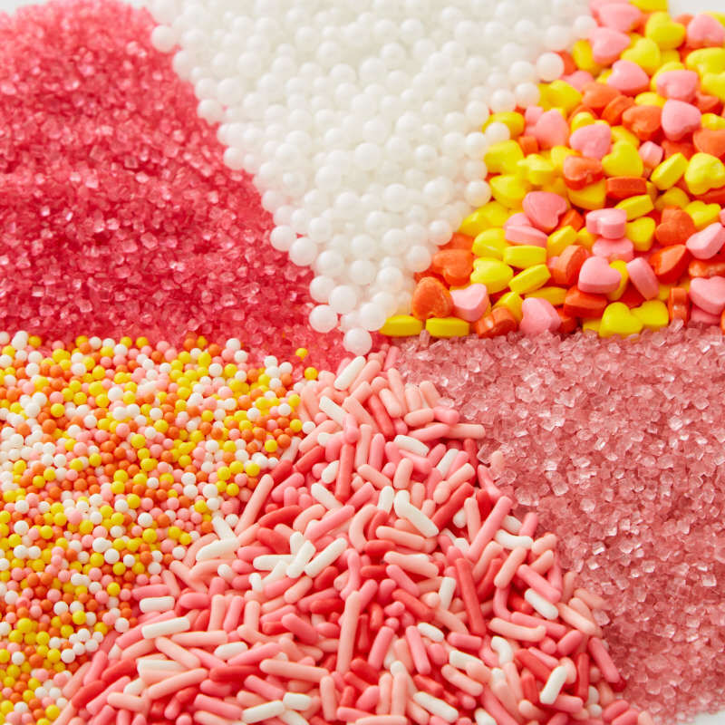 Wilton Pink, Yellow and White 6-Cell Sprinkle Mix, 7.30 oz.