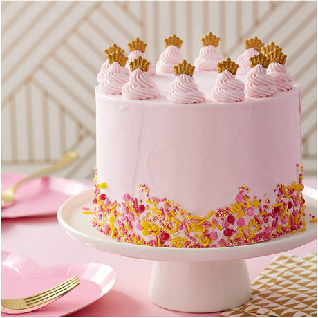Wilton Golden Gold Crown Candy Sprinkle Pouch