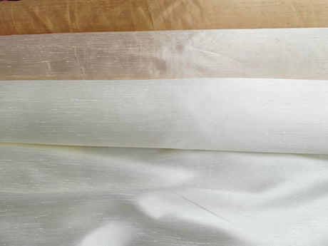 IFR Extra Wide Dupioni Silk 100 Percent Polyester Faux Dupioni Fabric - Multiple Colors, 120" Wide (1 Yard)