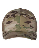 Flexfit Cotton Blend Structured Mid-Profile Cap