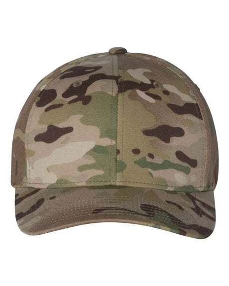 Flexfit Cotton Blend Structured Mid-Profile Cap