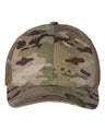 Flexfit Cotton Blend Structured Mid-Profile Cap
