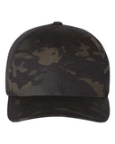 Flexfit Cotton Blend Structured Mid-Profile Cap