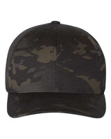 Flexfit Cotton Blend Structured Mid-Profile Cap