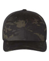 Flexfit Cotton Blend Structured Mid-Profile Cap
