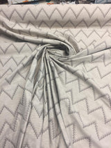 Pyramid Linen Cotton Polyester Fabric - Natural Pyramid Jacquard, Reversible, 54" Width (1 Yard)