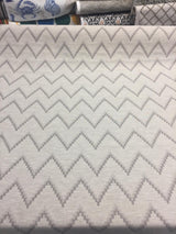 Pyramid Linen Cotton Polyester Fabric - Natural Pyramid Jacquard, Reversible, 54" Width (1 Yard)