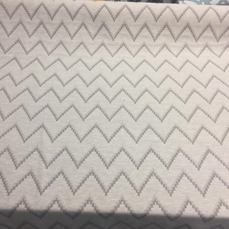 Pyramid Linen Cotton Polyester Fabric - Natural Pyramid Jacquard, Reversible, 54" Width (1 Yard)