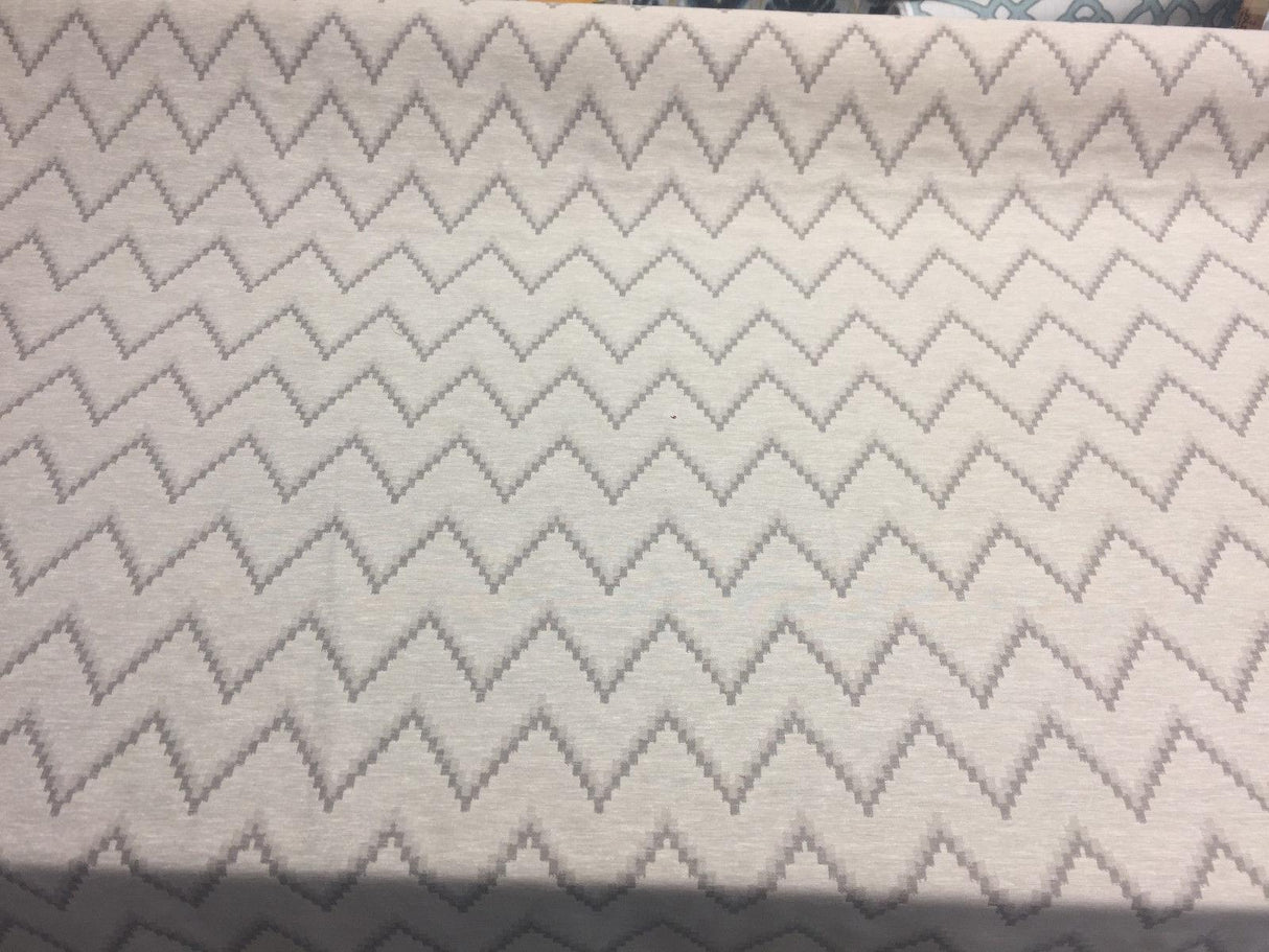 Pyramid Linen Cotton Polyester Fabric - Natural Pyramid Jacquard, Reversible, 54" Width (1 Yard)