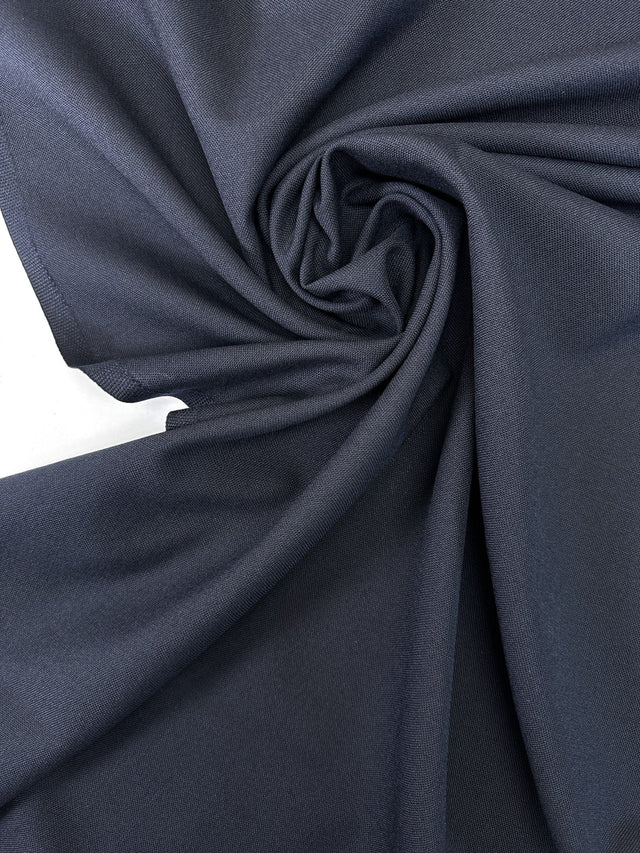 Wool Polyamide Suit Fabric Blue