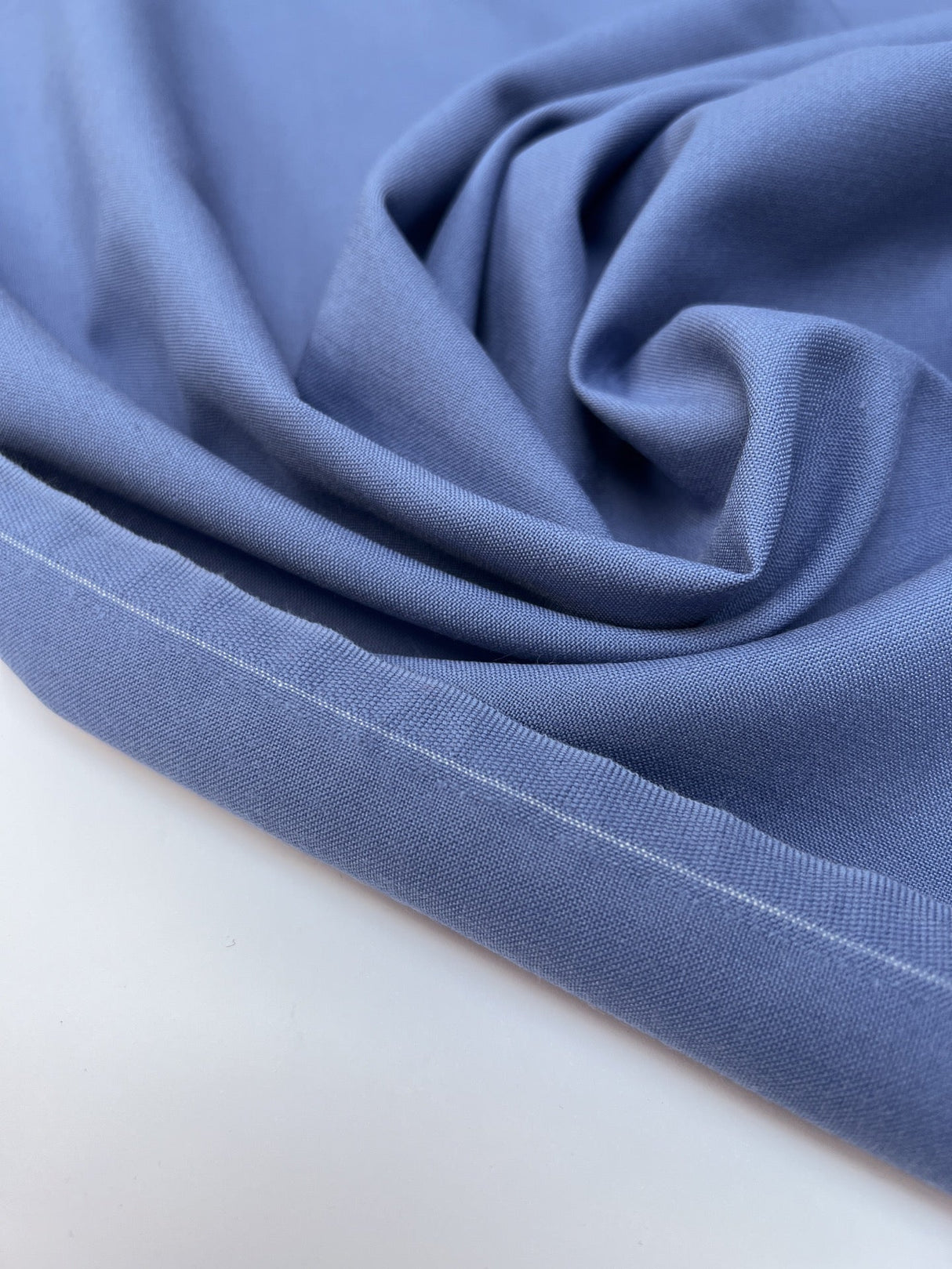 Wool Suit Fabric Blue