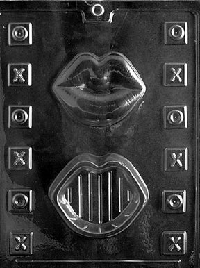 Lips Pour Box Chocolate Mold - LPV099