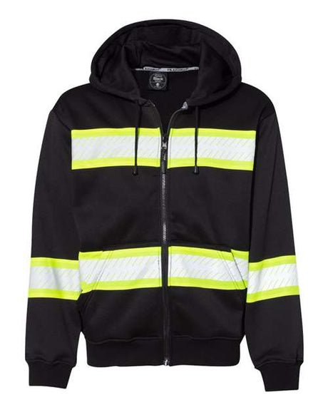 Men's EV Series Enhanced Visibility Full-Zip Hooded Sweatshirt