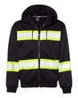 Men's EV Series Enhanced Visibility Full-Zip Hooded Sweatshirt