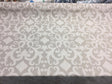 Damask Dark Beige Cotton Polyester Fabric - Damask Pattern, 58" Width (1 Yard)
