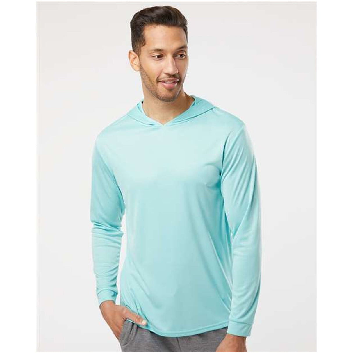 Paragon® Bahama Performance Hooded Long Sleeve T Shirt