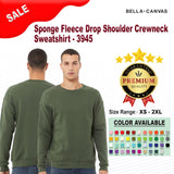 Bella + Canvas® Sponge Fleece Drop Shoulder Long Sleeve Sweatshirt
