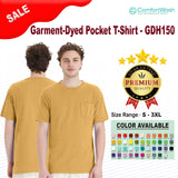 ComfortWash by Hanes® Garment-Dyed Pocket Crewneck Short Sleeve T-Shirt
