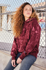 Champion® Scrunch Dye Tie-Dye Hooded Sweatshirt