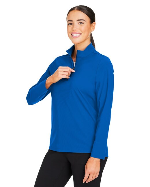 Devon & Jones® Crown Lux Performance Ladies Windsor Welded Quarter-Zip