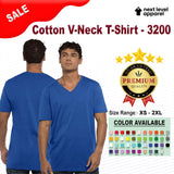 Next Level® Cotton V-Neck Short Sleeve T-Shirt
