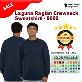 Next Level® Unisex Laguna Raglan Crewneck Sweatshirt