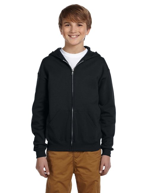 Jerzees® Youth NuBlend Fleece Full-Zip Hooded Sweatshirt