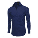 Navy Long Sleeve Polo Shirt