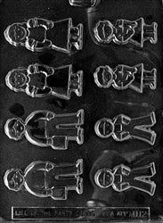 Family Chocolate Mold - Dad, Mom, Children - LPM112