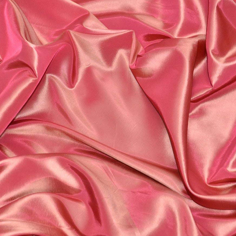 Coral Taffeta Solid Fabric
