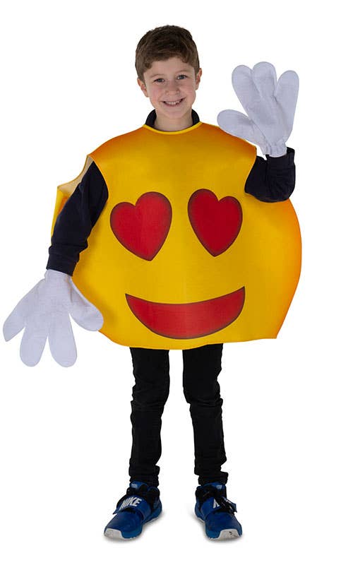 Hearts Smiley Emoji Costume