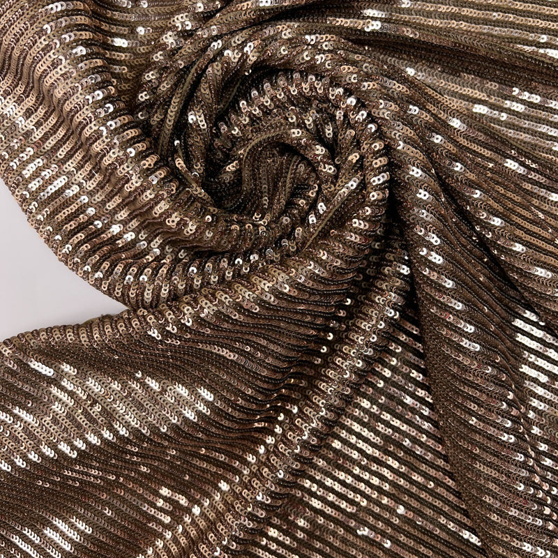 Polyester Elastane Mesh Fabric With Sequins
