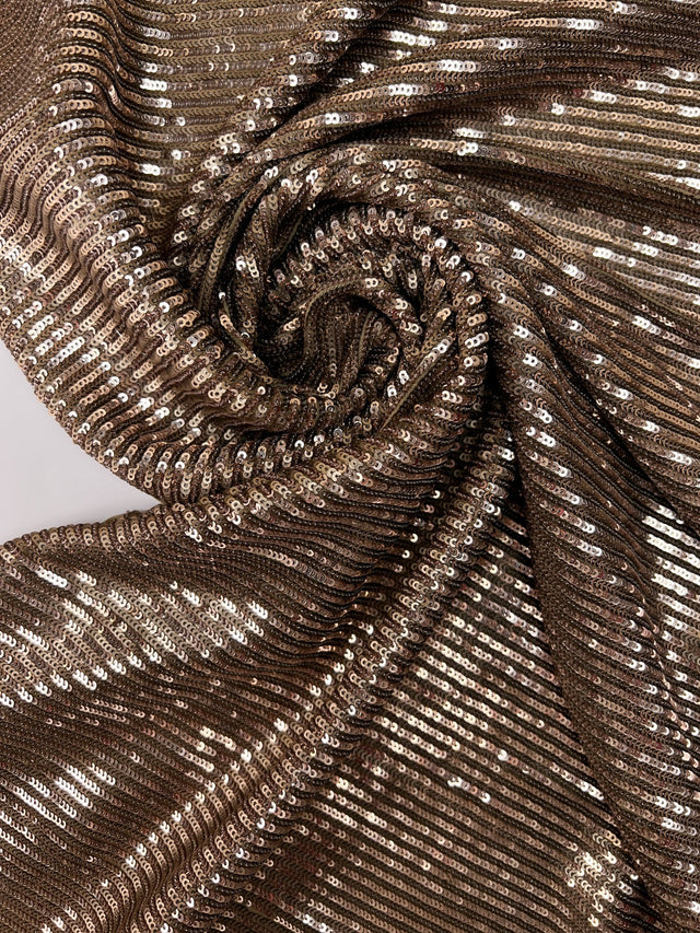 Polyester Elastane Mesh Fabric With Sequins
