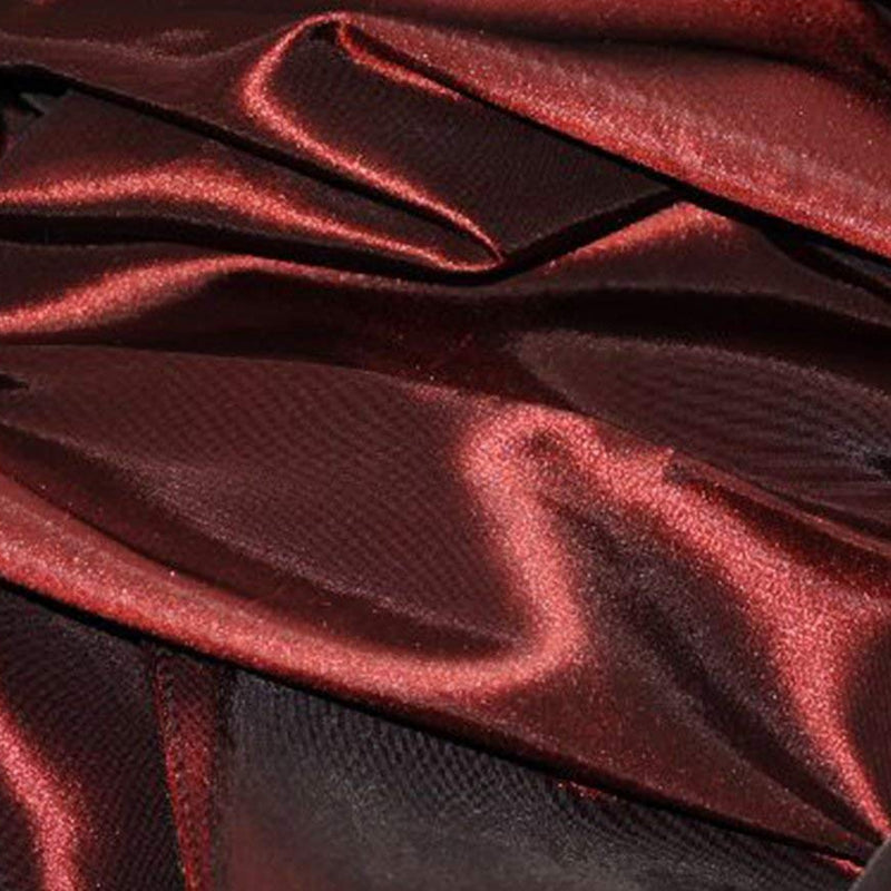 Burgundy Taffeta Solid Fabric