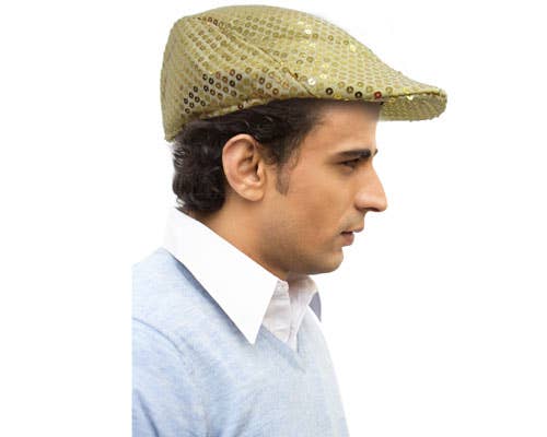 Gold Flat Cap
