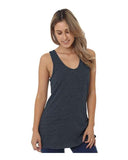 Camiseta sin mangas triblend para mujer hecha en EE. UU.