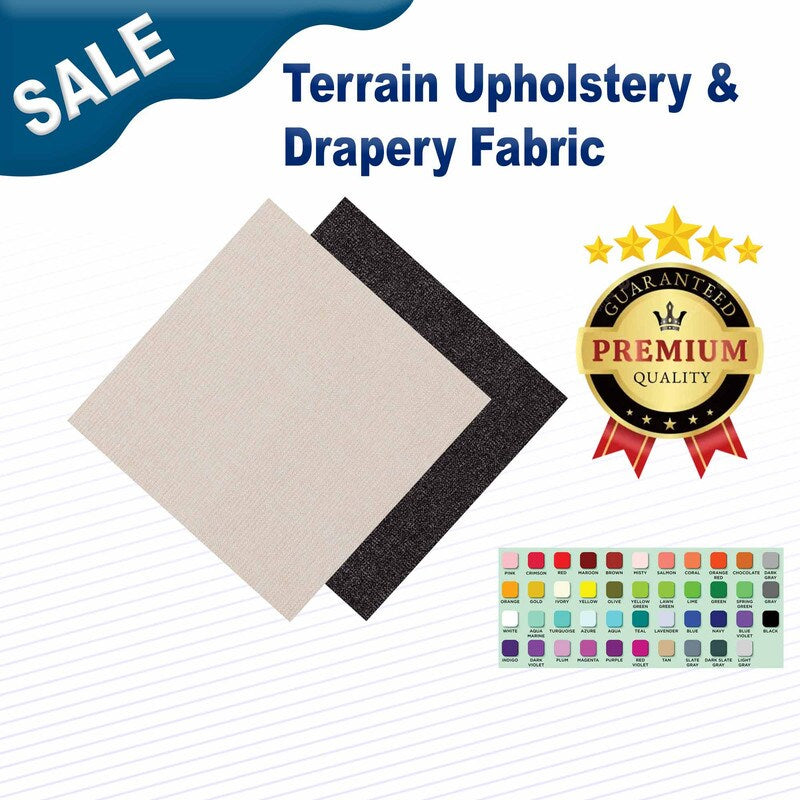 1 Yard Terrain Upholstery & Drapery Fabric 56" Width