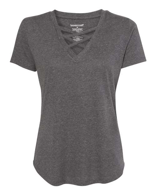 Boxercraft Women's Cage Front T-Shirt