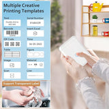 JADENS Label Maker Machine with Tape, D110 Portable Bluetooth Label Printer for Storage, Barcode, Mailing, Office, Home, Organizing, Sticker Maker Mini Label Maker