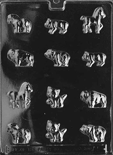 Bite Size Cute Animals Chocolate Mold - LPA005
