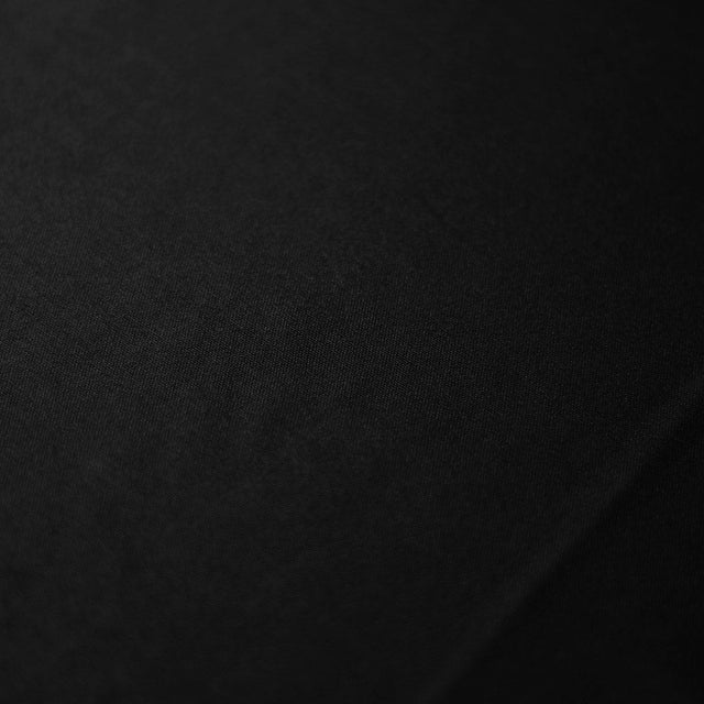 Cire Basics Polyester Fabric - Black/White, Solid Wet Look Glossy, 58" Width (1 Yard)