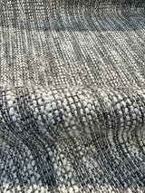Lucky One Chenille Tweed Upholstery Fabric - Fog Gray/Off White Mix, 55" Width (1 Yard)