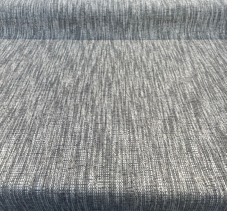 Lucky One Chenille Tweed Upholstery Fabric - Fog Gray/Off White Mix, 55" Width (1 Yard)