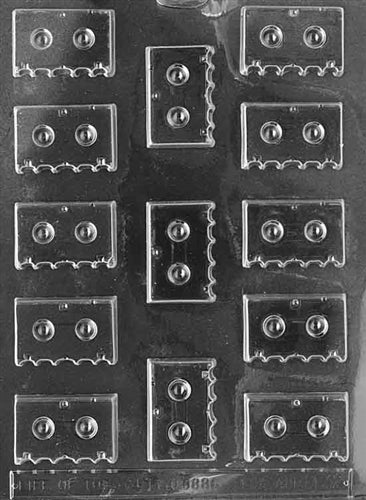 Mini Cassette Tapes Chocolate Mold - LPM032